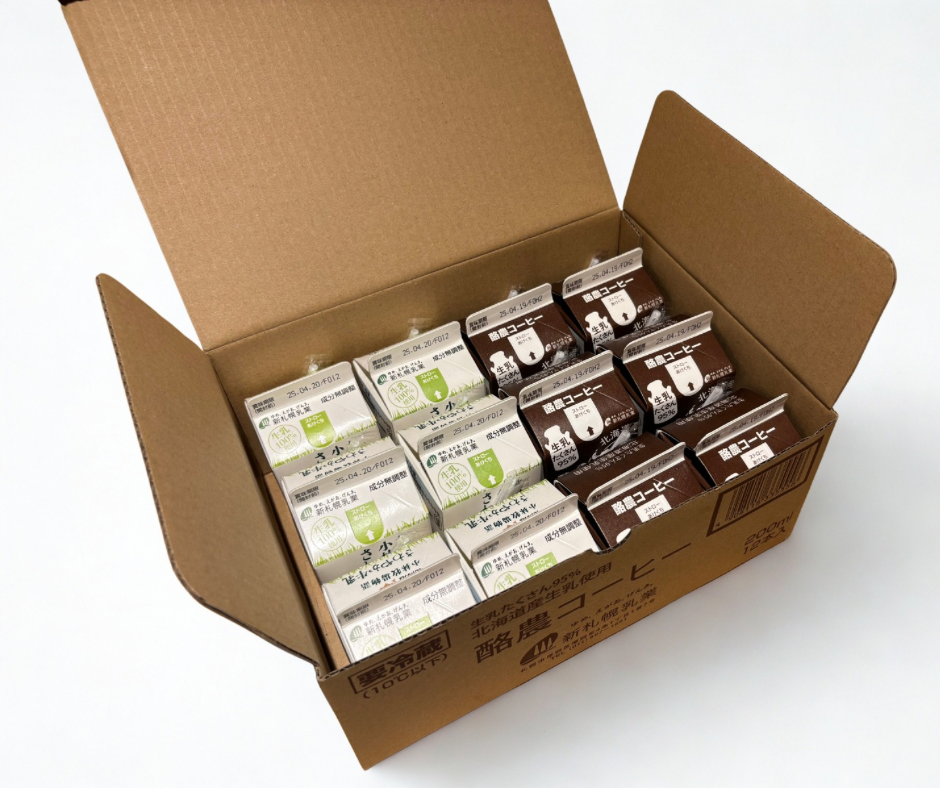 ☆2種12本セット☆ 北海道小林牧場物語さわやか牛乳 200ml×6本 酪農